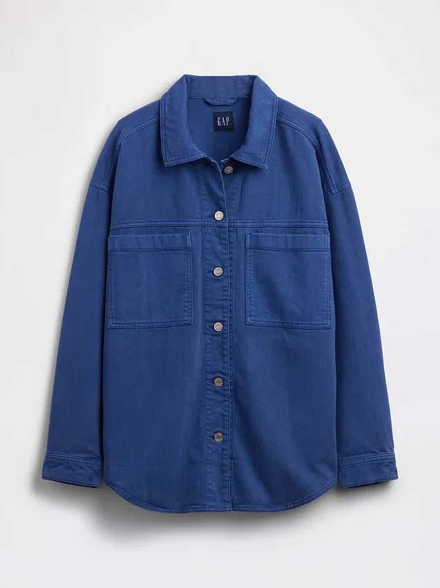Oversized skjortejakke