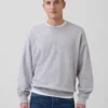Oversized sweatshirt i tykk fransk frotté for voksne