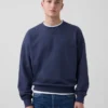Oversized sweatshirt i tykk fransk frotté for voksne