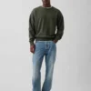 Oversized sweatshirt i tykk fransk frotté for voksne