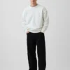 Oversized sweatshirt i tykk fransk frotté for voksne