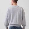 Oversized sweatshirt i tykk fransk frotté for voksne
