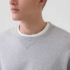 Oversized sweatshirt i tykk fransk frotté for voksne