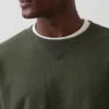 Oversized sweatshirt i tykk fransk frotté for voksne