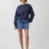 Oversized sweatshirt i tykk fransk frotté for voksne