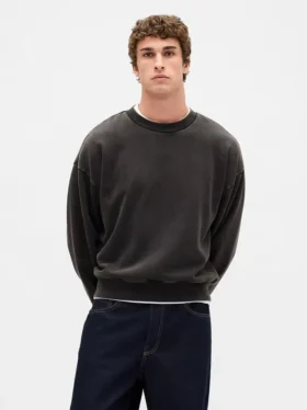 Oversized sweatshirt i tykk kvalitet for voksne