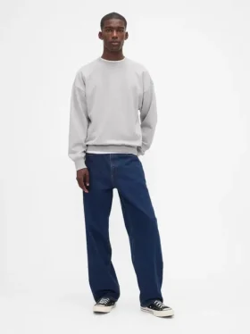 Oversized sweatshirt i tykk kvalitet for voksne