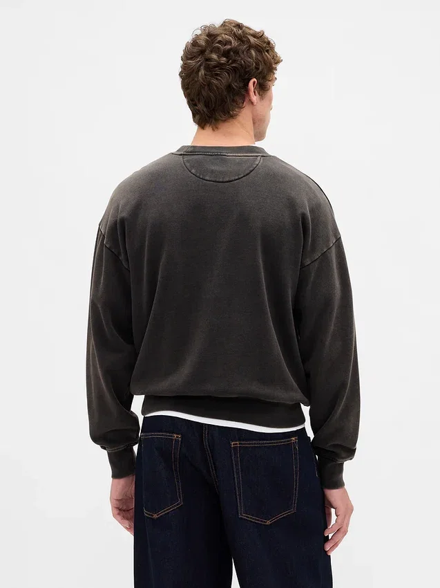 Oversized sweatshirt i tykk kvalitet for voksne