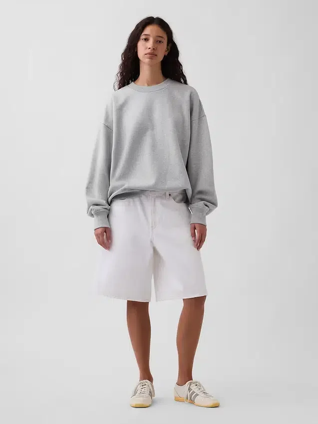 Oversized sweatshirt i tykk kvalitet for voksne