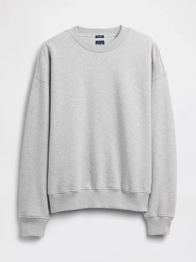 Oversized sweatshirt i tykk kvalitet for voksne
