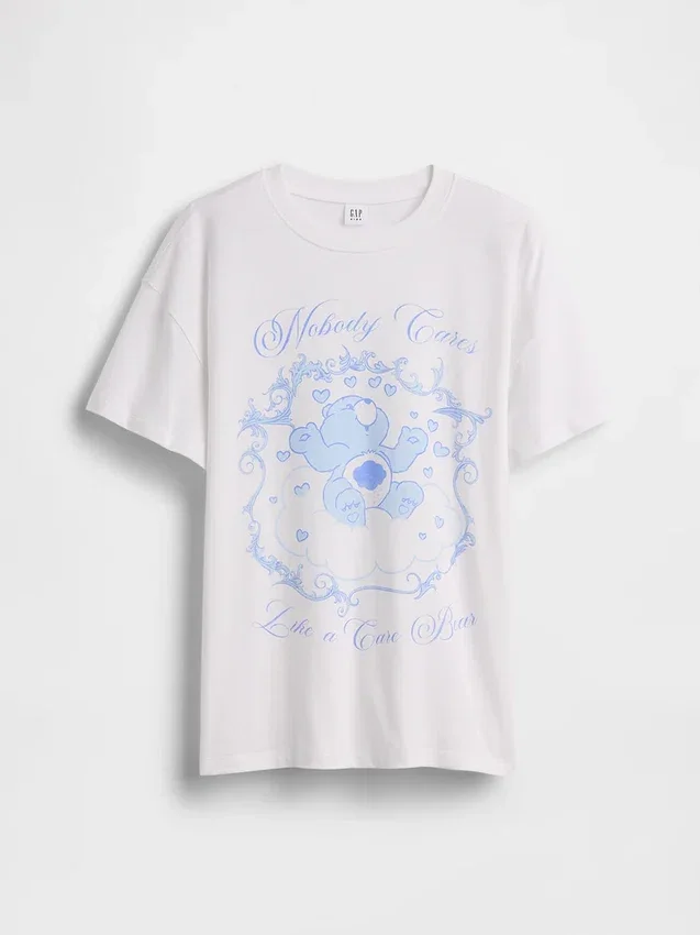 Oversized T-skjorte for barn med Care Bears