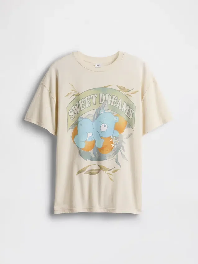 Oversized T-skjorte for barn med Care Bears