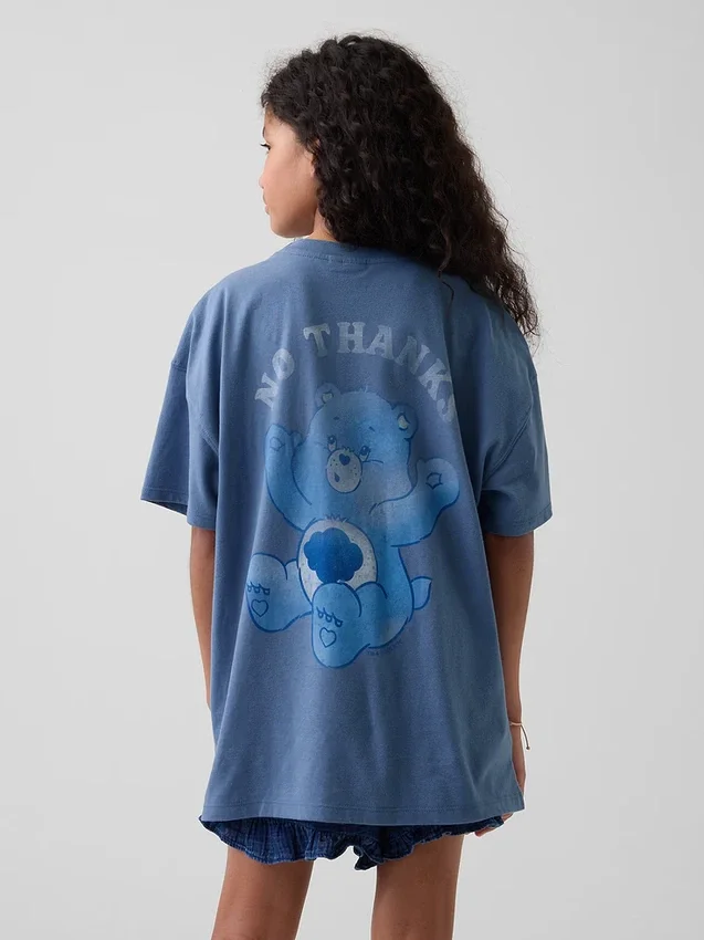 Oversized T-skjorte for barn med Care Bears