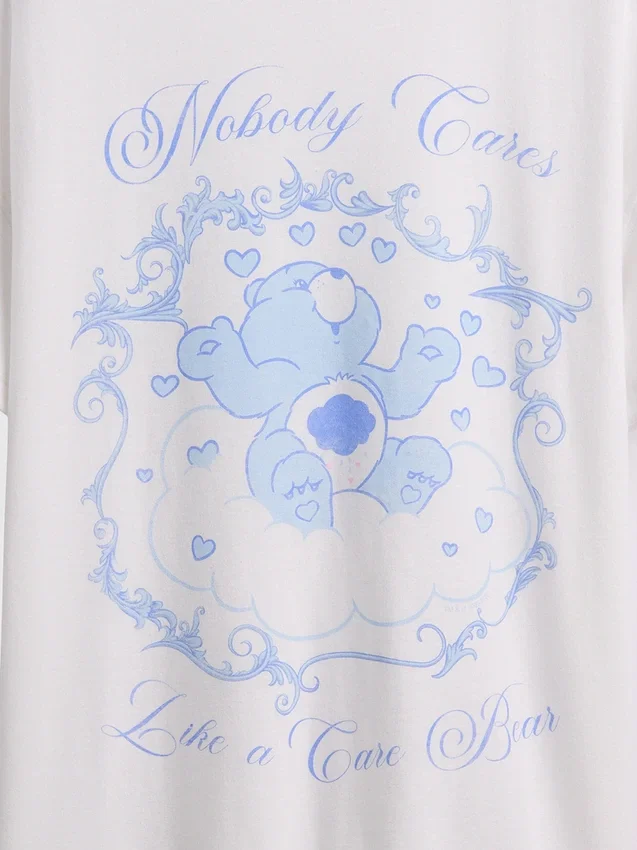 Oversized T-skjorte for barn med Care Bears