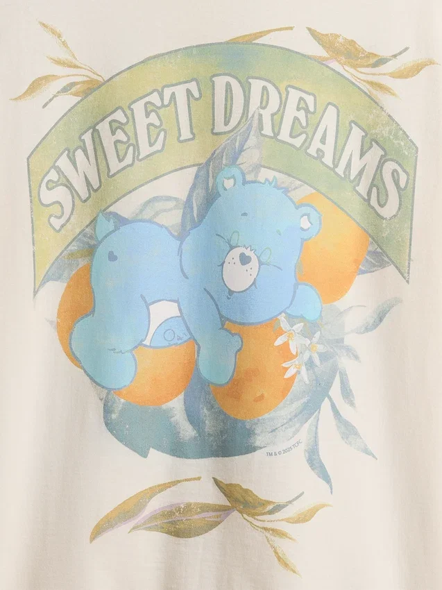 Oversized T-skjorte for barn med Care Bears