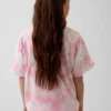 Oversized T-skjorte for barn med Nirvana-motiv