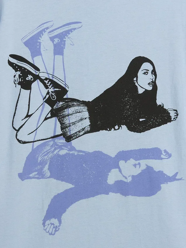 Oversized T-skjorte for barn med Olivia Rodrigo