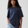 Oversized T-skjorte for barn med Supergirl-motiv
