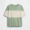 Oversized T-skjorte i tykk bomull for barn