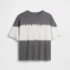 Oversized T-skjorte i tykk bomull for barn