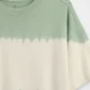 Oversized T-skjorte i tykk bomull for barn