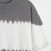 Oversized T-skjorte i tykk bomull for barn