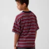 Oversized T-skjorte i tykk bomull for barn