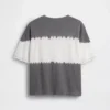 Oversized T-skjorte i tykk bomull for barn