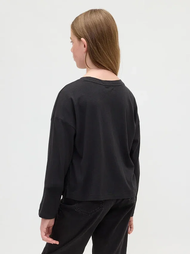 Oversized T-skjorte med Barbie-motiv til barn
