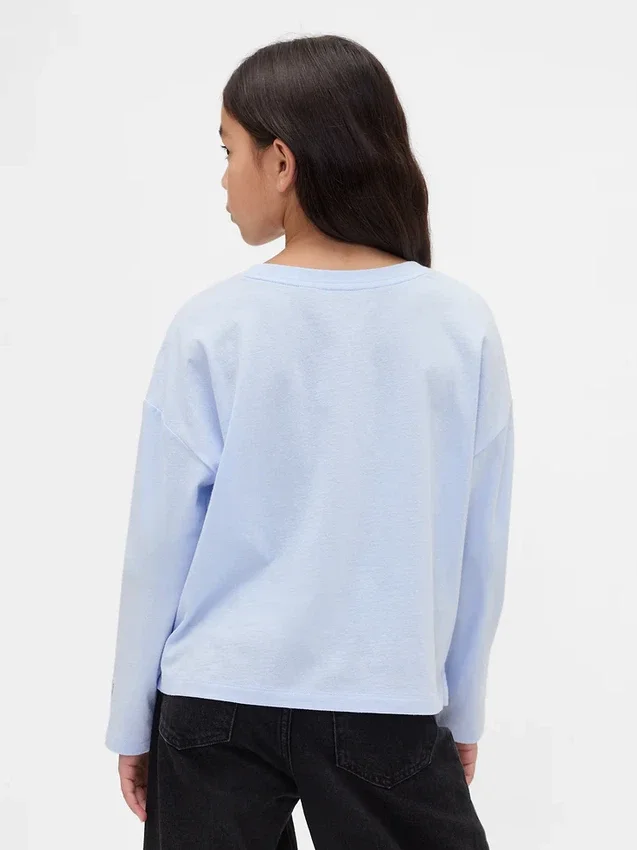 Oversized T-skjorte med Barbie-motiv til barn
