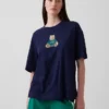 Oversized T-skjorte med Brannan Bear-logo
