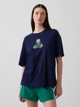 Oversized T-skjorte med Brannan Bear-logo