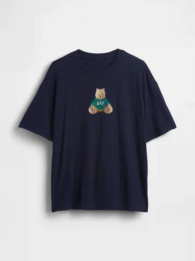 Oversized T-skjorte med Brannan Bear-logo