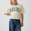 Oversized T-skjorte med bred hals til barn