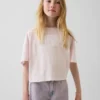 Oversized T-skjorte med bred hals til barn