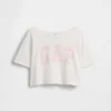 Oversized T-skjorte med bred hals til barn