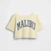 Oversized T-skjorte med bred hals til barn