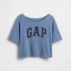 Oversized T-skjorte med bred hals til barn