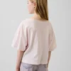 Oversized T-skjorte med bred hals til barn