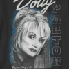 Oversized T-skjorte med Dolly Parton-gitarportrett for barn