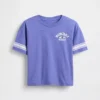 Oversized T-skjorte med grafikk for barn