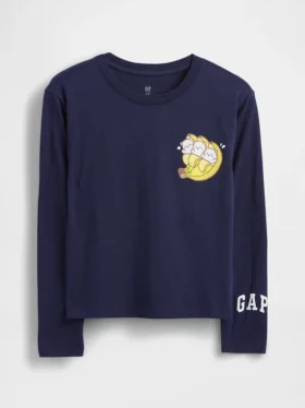 Oversized T-skjorte med grafikk for barn