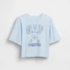 Oversized T-skjorte med grafisk logo for barn