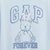 Oversized T-skjorte med grafisk logo for barn