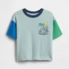 Oversized T-skjorte med grafisk trykk for Baby og Småbarn