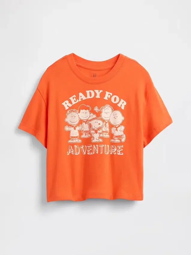 Oversized T-skjorte med grafisk trykk for Baby og Småbarn
