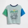 Oversized T-skjorte med grafisk trykk for Baby og Småbarn