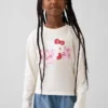 Oversized T-skjorte med Hello Kitty-motiv for barn
