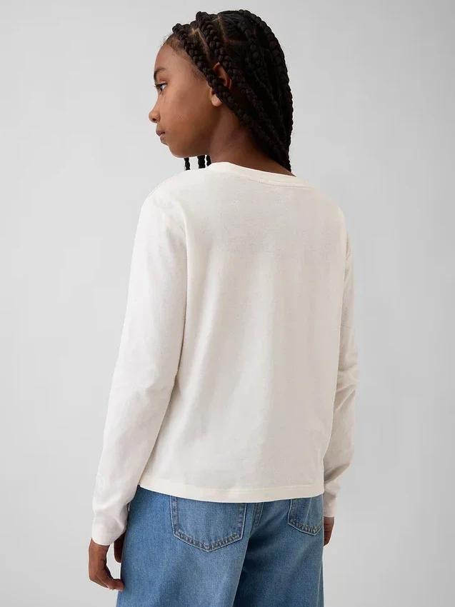 Oversized T-skjorte med Hello Kitty-motiv for barn