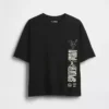 Oversized T-skjorte med Marvel-motiv for barn